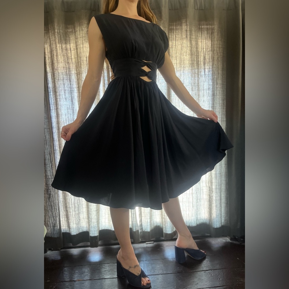 Elegant Navy Mina Stone Women's Dress